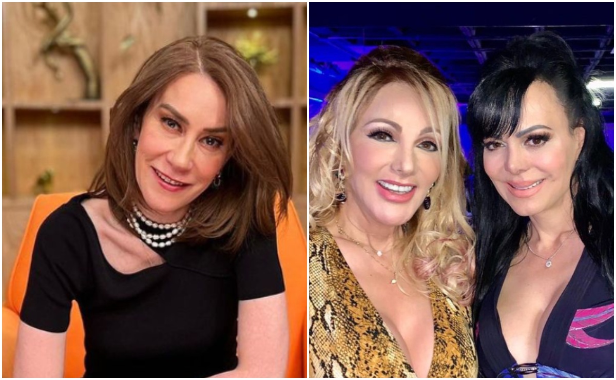 Hija de Olivia Collins y la periodista Mónica Castañeda se enfrentan afuera de la casa de Maribel Guardia