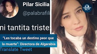 “Ni tantita tristeza me dan los LeBarón": directora de Algarabía