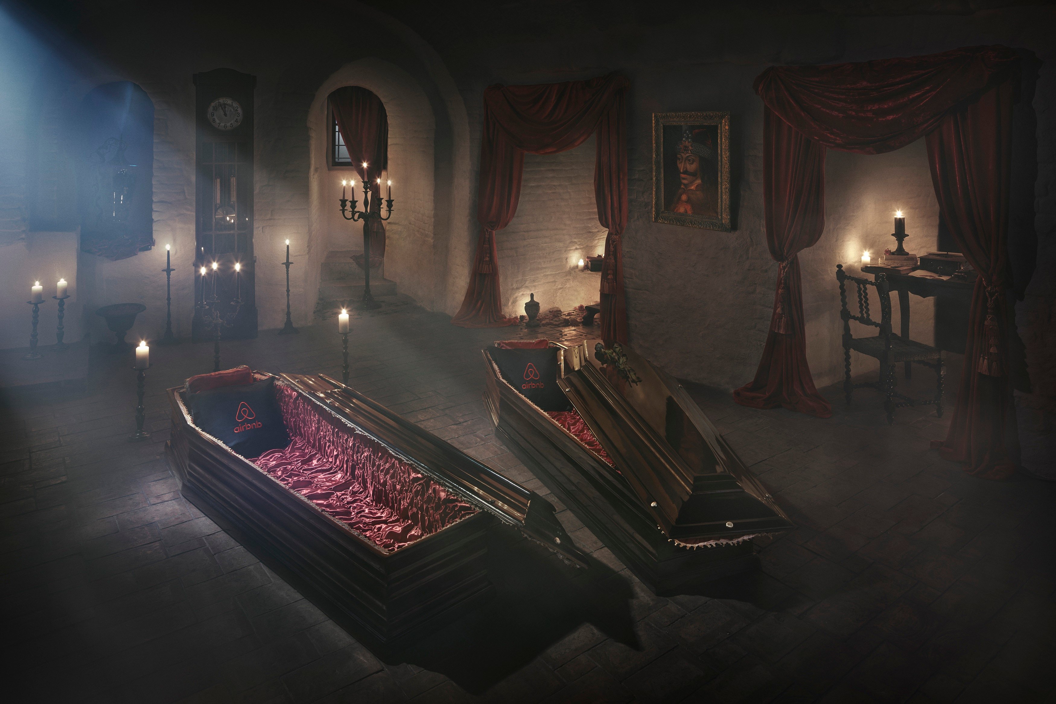 ¿Dormirías en un castillo, pero dentro de un sarcófago?