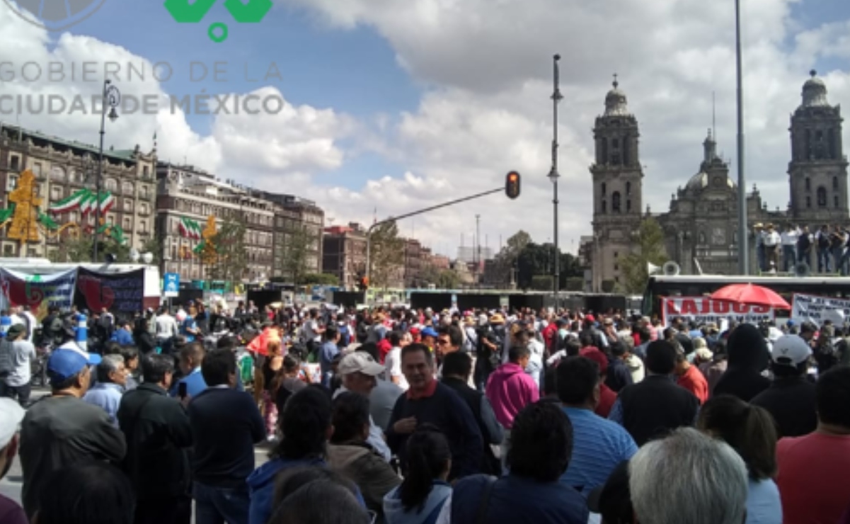 Simpatizantes de Diana Sánchez Barrios, integrantes del SME y ciclistas, las manifestaciones de este jueves en la CDMX 