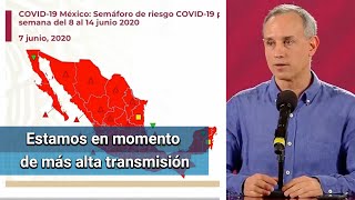 El país está en máximo riesgo de transmisión de Covi-19: López-Gatell