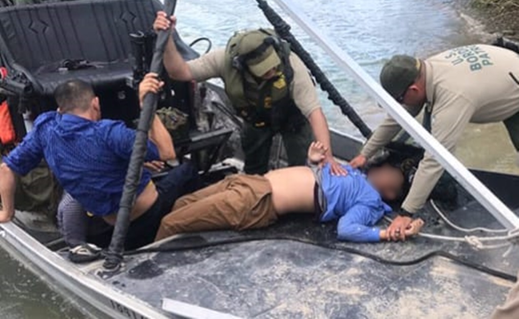 Patrulla Fronteriza de EU rescata a niño hondureño de morir en el Río Bravo 