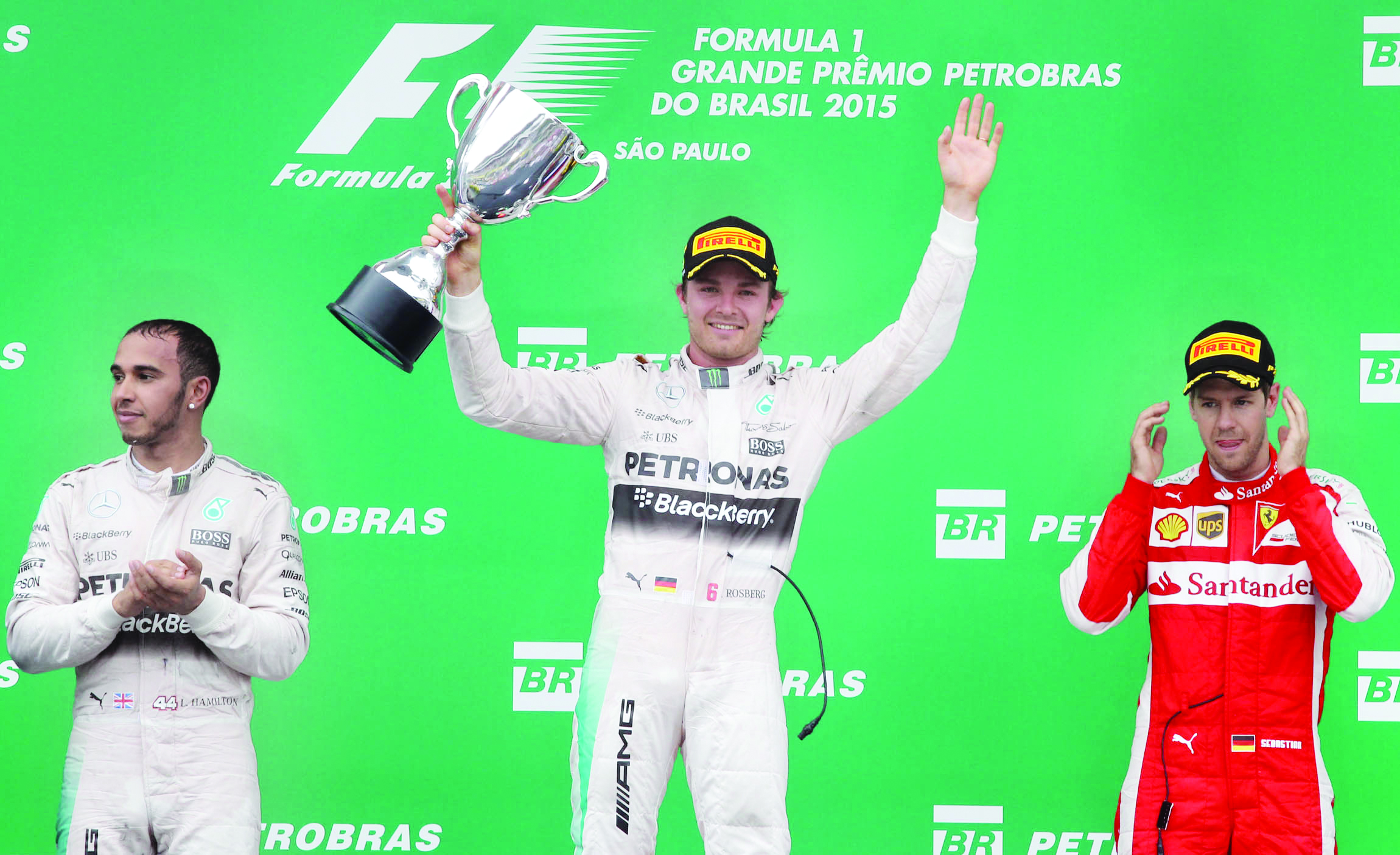 Rosberg es el amo en Brasil