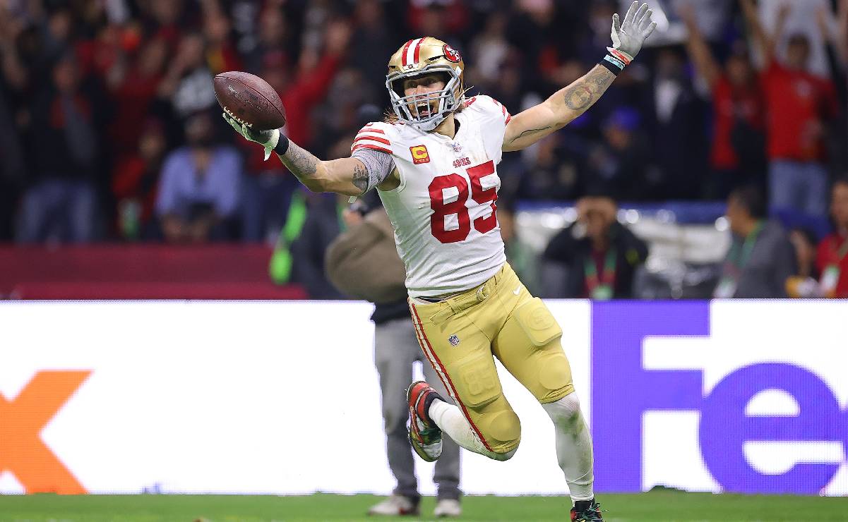 George Kittle muestra su amor por México y desea un juego de NFL en el Estadio Azteca 