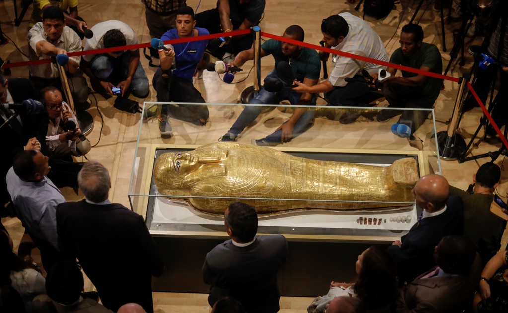 Tras ocho años, Sarcófago robado finalmente llega a El Cairo