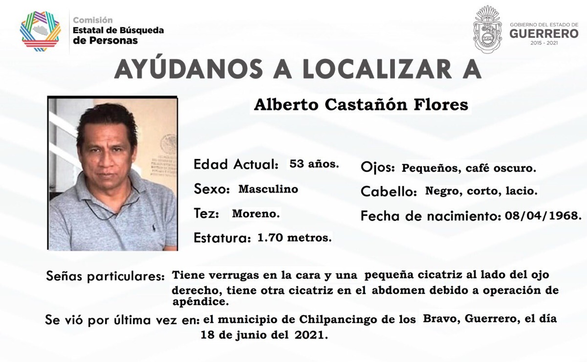 Localizan sin vida a ingeniero de la SCT desaparecido hace 46 días en Guerrero