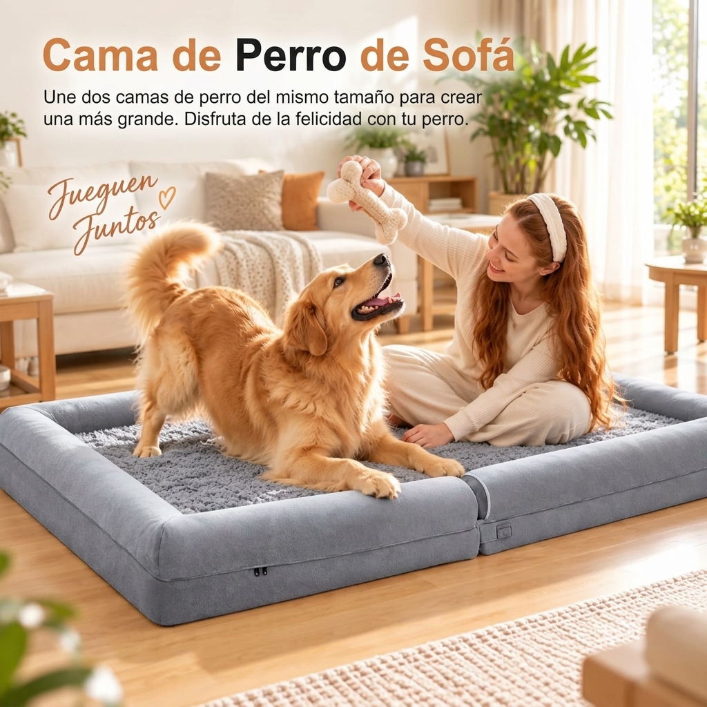 Cama ortopédica para perros grandes NANUYA - Foto 3