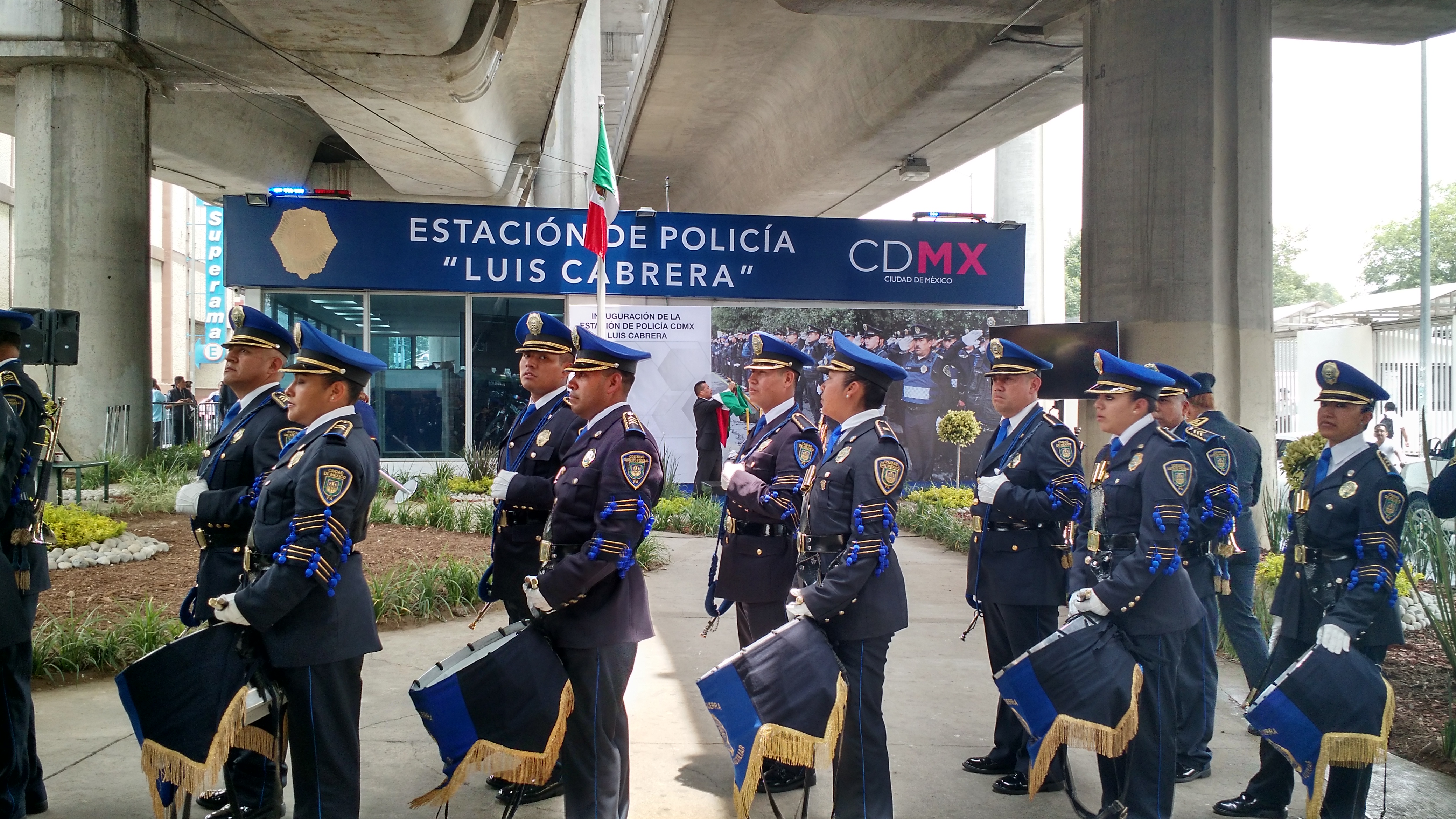 Inauguran estación de policía en la Magdalena Contreras