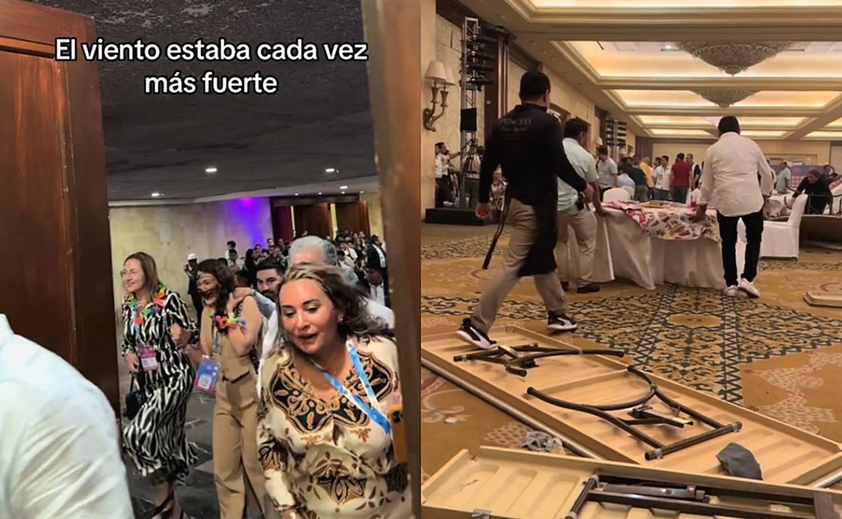 TikTok: "Furia" del huracán "Otis" sorprendió a fiesta en el Hotel Princess