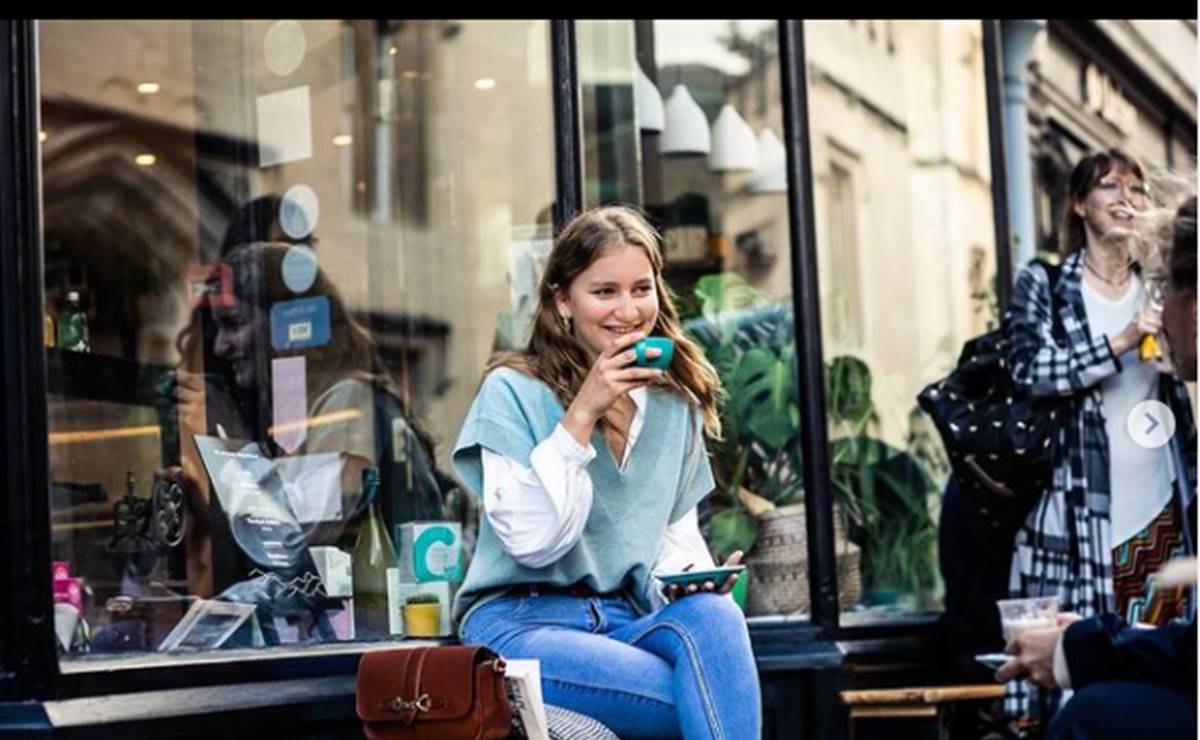 El look college de Elisabeth de Bélgica para la Universidad de Oxford