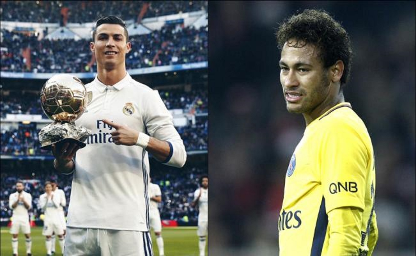 Pelé felicita a Cristiano y Neymar