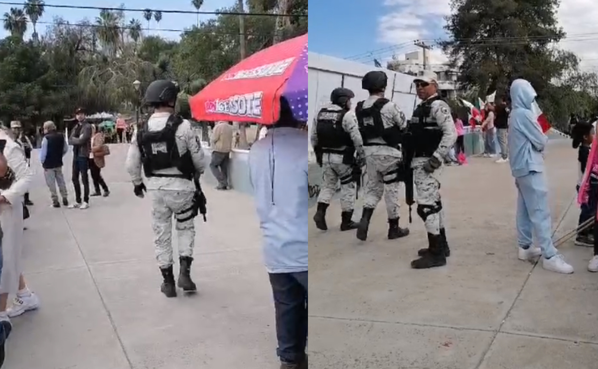 Elementos de la Guardia Nacional interrumpen evento de Xochitllovers en Guanajuato 