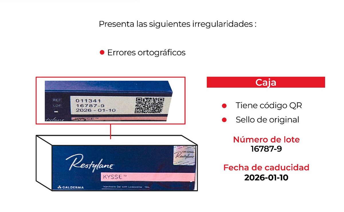 Cofepris alerta sobre falsificación de rellenador labial; advierte a clínicas de belleza 