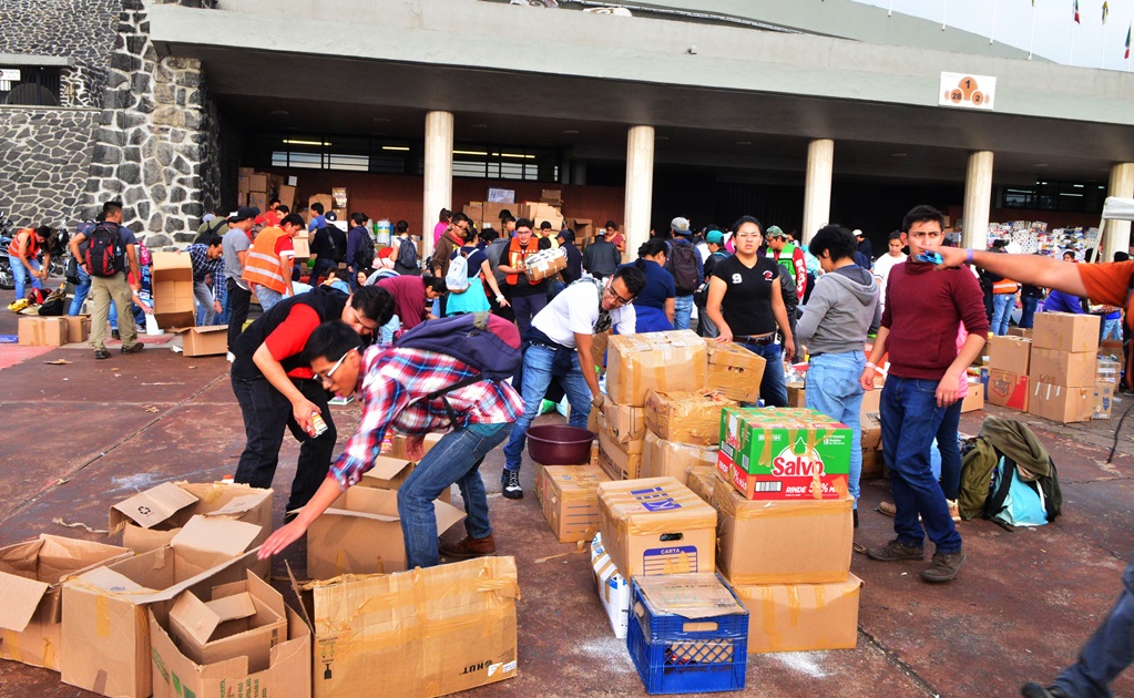 ​Recibe UNAM 100 toneladas de víveres para damnificados por sismo
