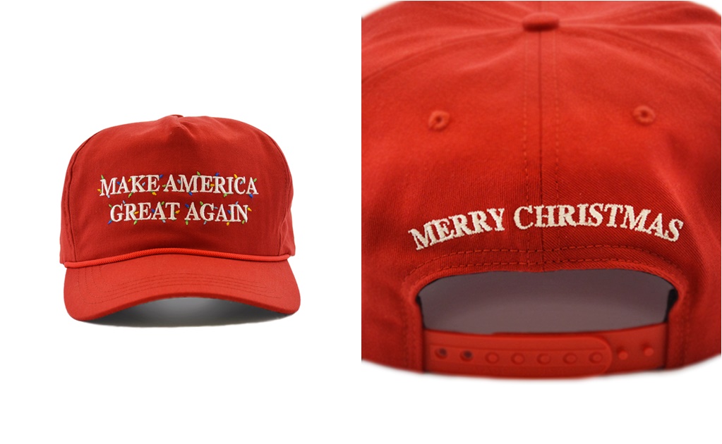 “Haz a EU grande otra vez… en Navidad”; Trump lanza gorra para las fiestas