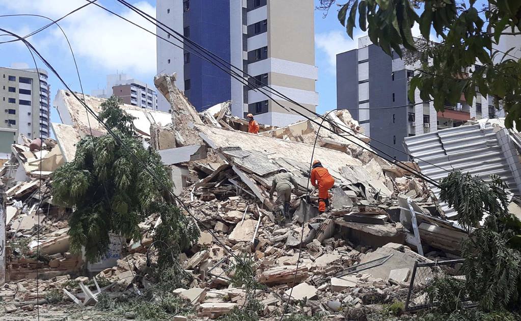derrumbe de edificio en Brasil | El Universal