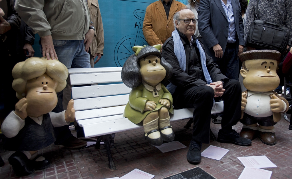 Quino, creador de Mafalda, festejó su cumpleaños 87