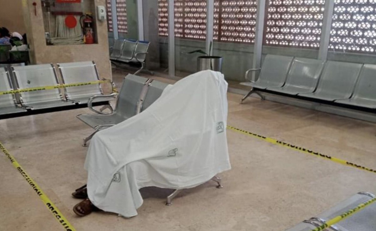 Muere adulto mayor en sala de espera del IMSS de Colima; no era paciente, esperaba a familiar