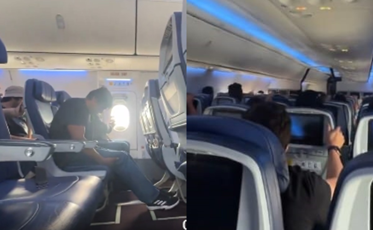 Avión de Aeroméxico aterriza de emergencia en Guadalajara; pasajeros graban el momento. VIDEO 