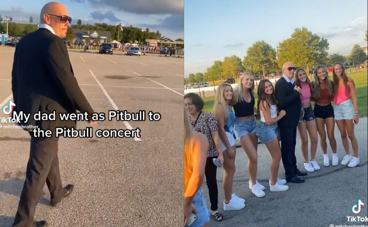 Se disfraza de Pitbull para asistir a su concierto; fans lo confunden con el original