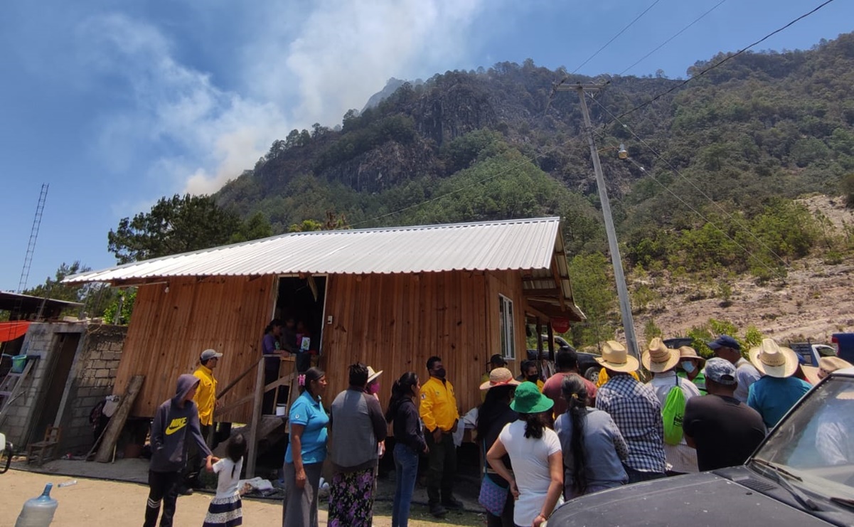 Incendio forestal deja cuatro muertos en Magdalena Peñasco, en la Mixteca de Oaxaca
