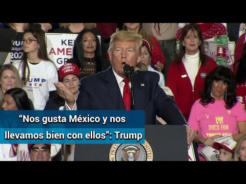 Con todo respeto, México está pagando el muro: Trump