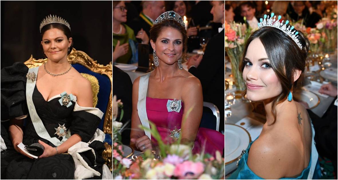 La realeza de Suecia en la impresionante ceremonia de los premios Nobel y el menú de la noche