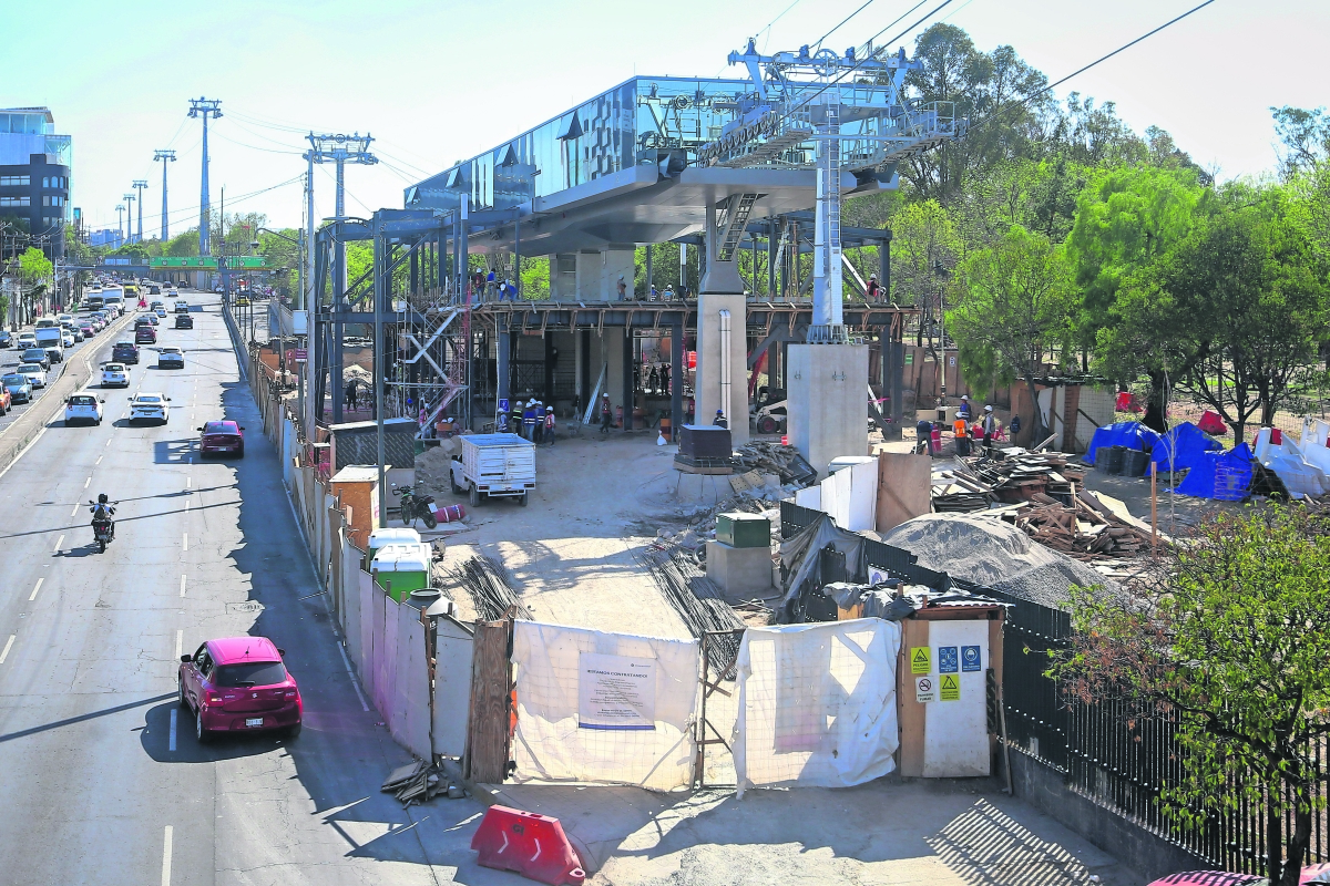 Avanzan obras en la  L3 del Cablebús,  sin fecha de apertura