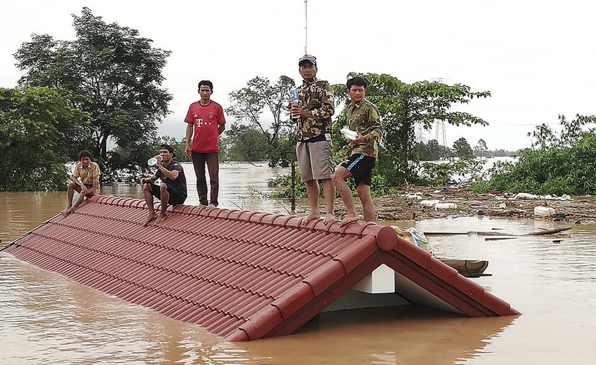 Ruptura de represa en Laos sumerge a seis aldeas; hay cientos de desaparecidos