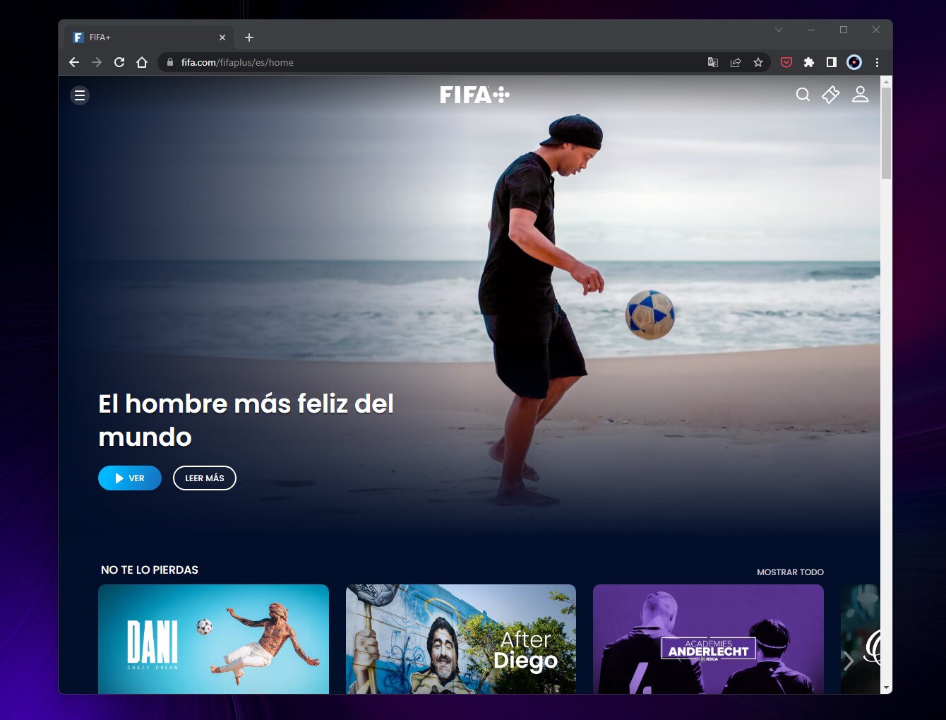 FIFA Plus: nueva app gratuita con partidos, documentales y