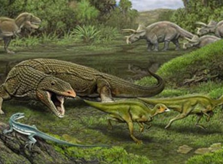 Bautizan a un lagarto extinto como "Obamadon", en honor al presidente de EEUU