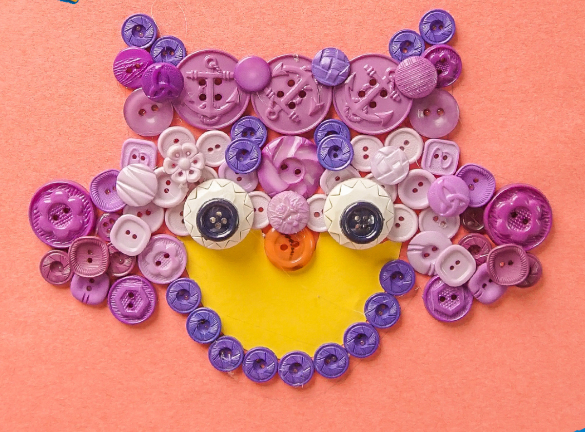 Arte con botones, ideas para tomar nota.  Button crafts, Button art  projects, Button art