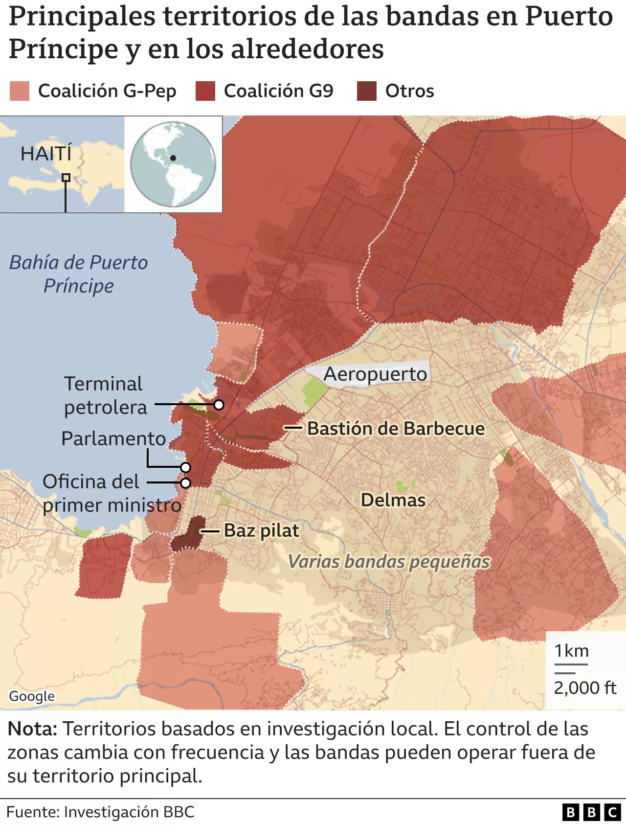 Especial BBC en Haití Puerto Príncipe, la capital secuestrada por brutales pandillas Internacional Noticias El Universo foto