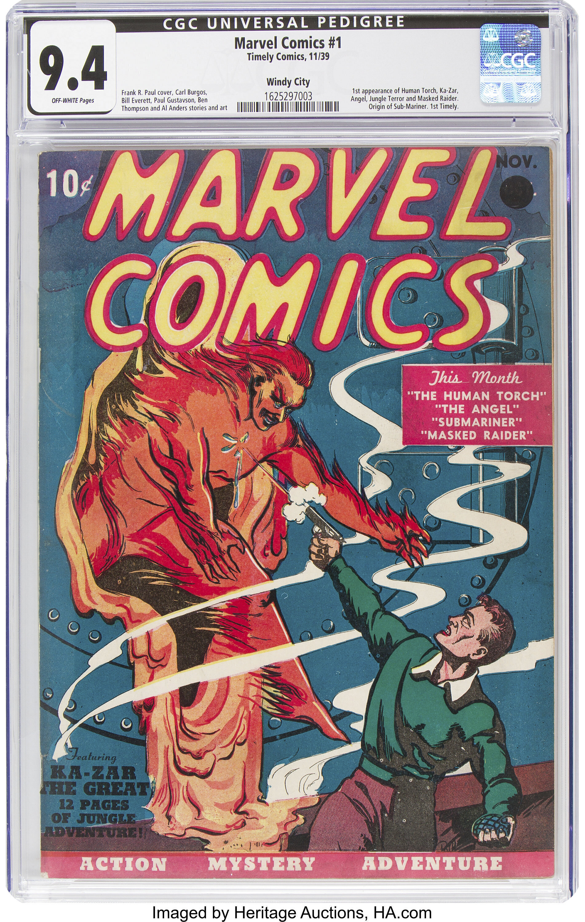 Una primera edición de Marvel Comics se subastó por la cifra récord de  $1,26 millones | Sociedad | La Revista | El Universo