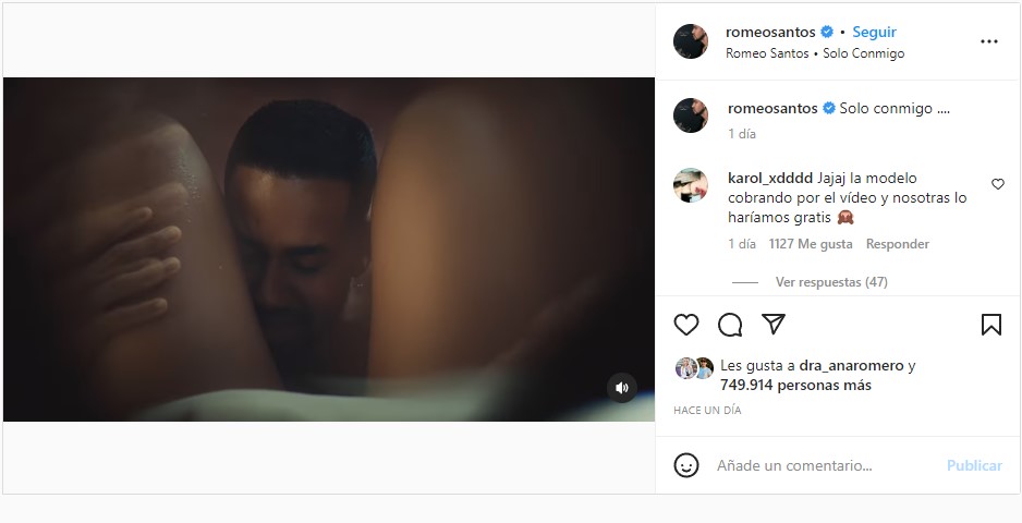 El explícito y muy candente video con el cual Romeo Santos enciende las  redes sociales: se trata de un adelanto del tema 'Solo Conmigo' | Música |  Entretenimiento | El Universo