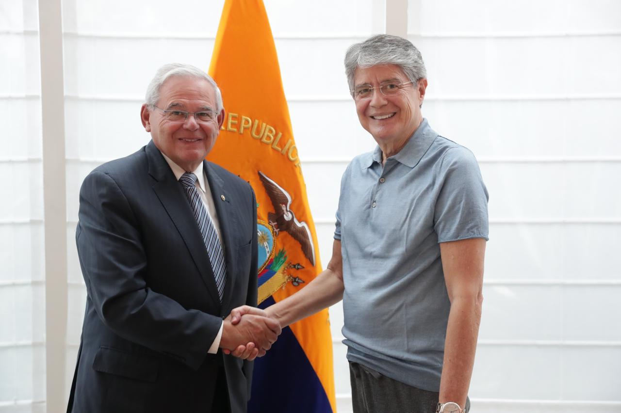 Guillermo Lasso se reunió con el senador estadounidense Bob Menéndez | Política | Noticias | El Universo