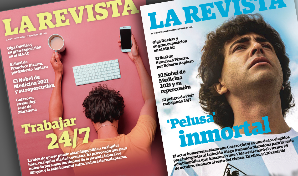 Carlos A. Ycaza: La Revista, con temas centrales para dos portadas. ¡Y  podrían ser más!, Columnistas, La Revista