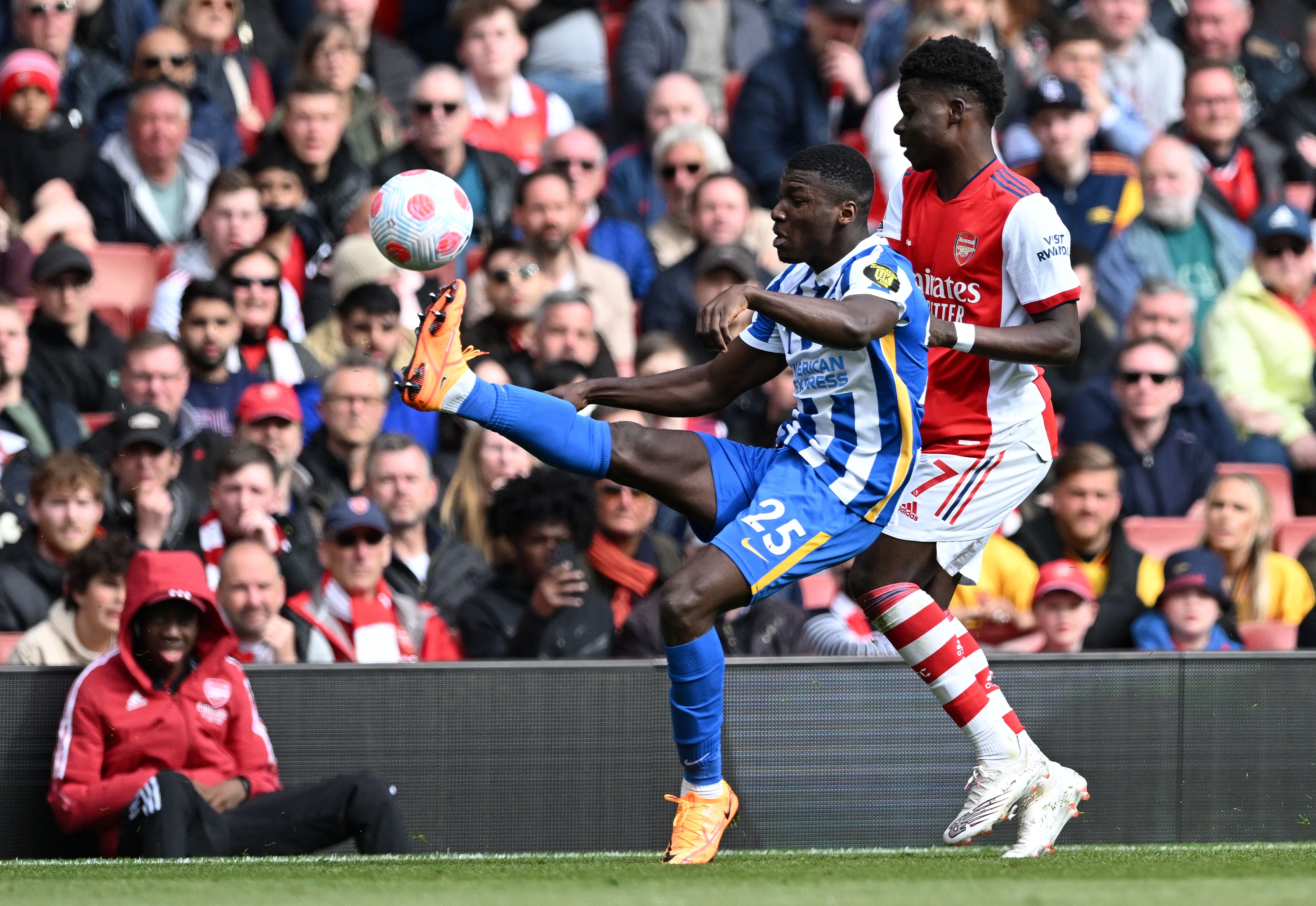 Moisés Caicedo, elegido ‘player of the match’ en su debut con el Brighton & Hove Albion