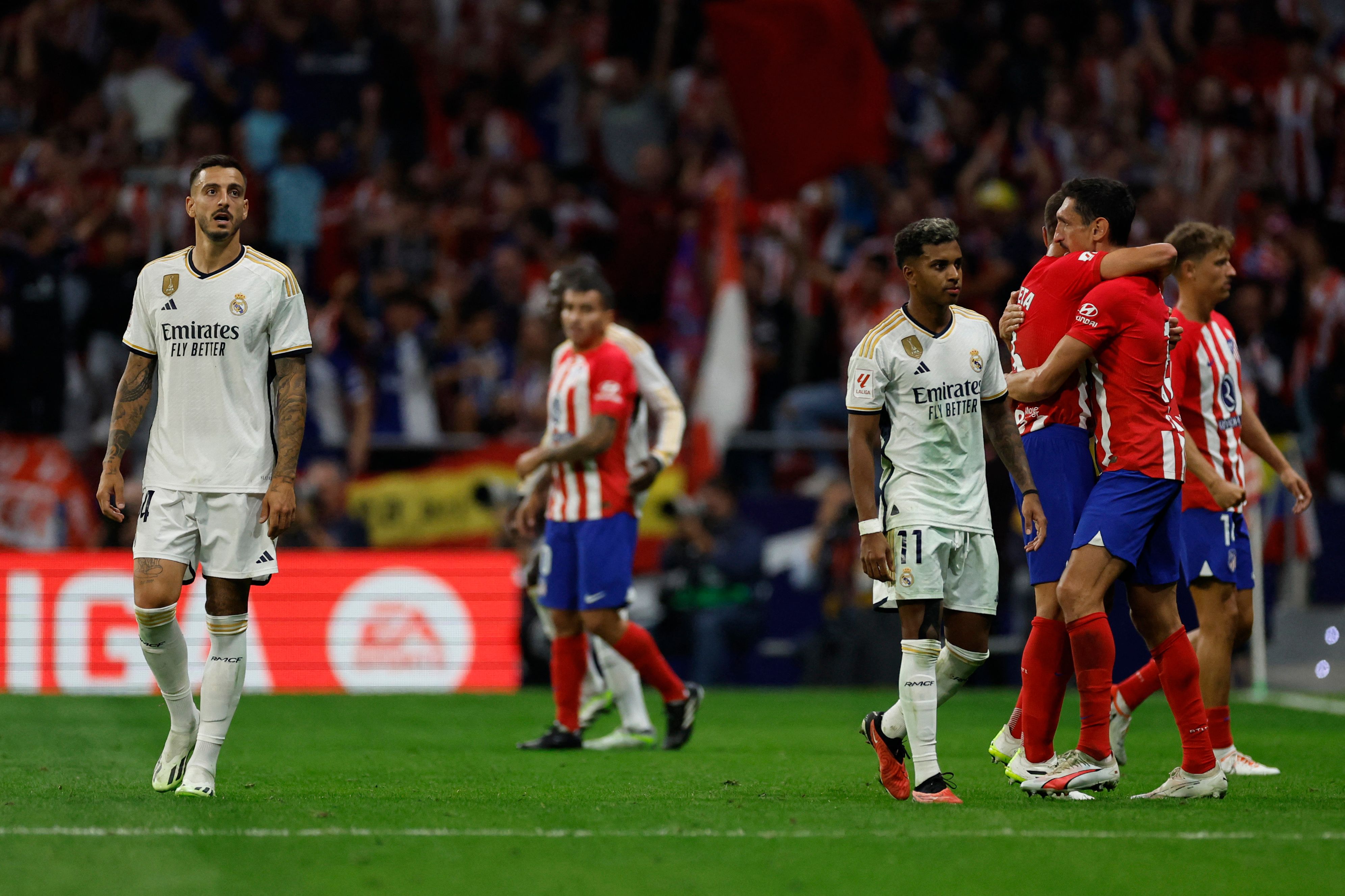 Las notas de los jugadores del Atlético de Madrid en el derbi ante el Real  Madrid - Estadio Deportivo