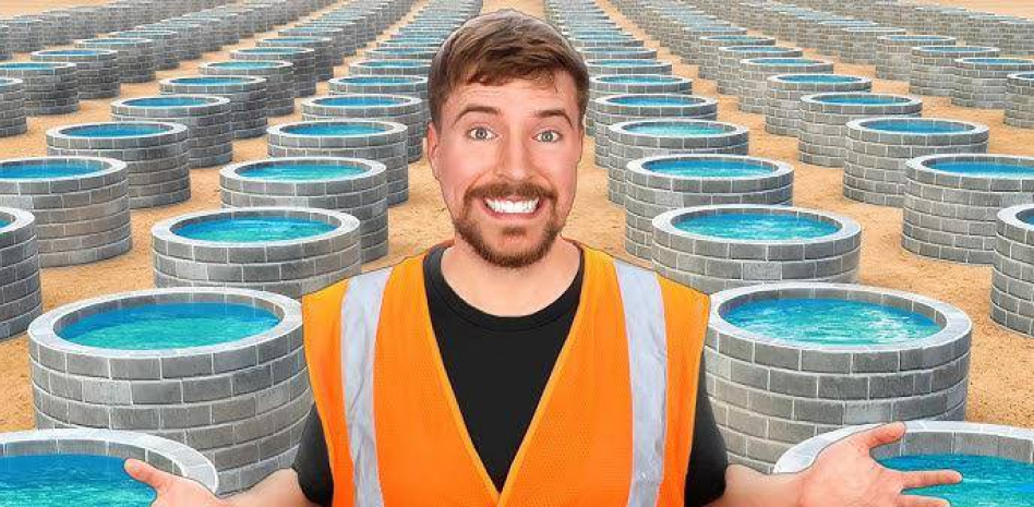 MrBeast: la fortuna que destinó para construir pozos de agua en África