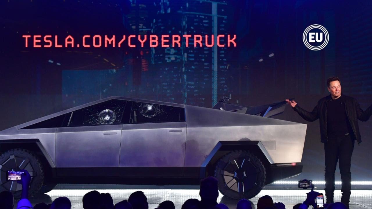 Presentación del Cybertruck de Tesla termina en fiasco