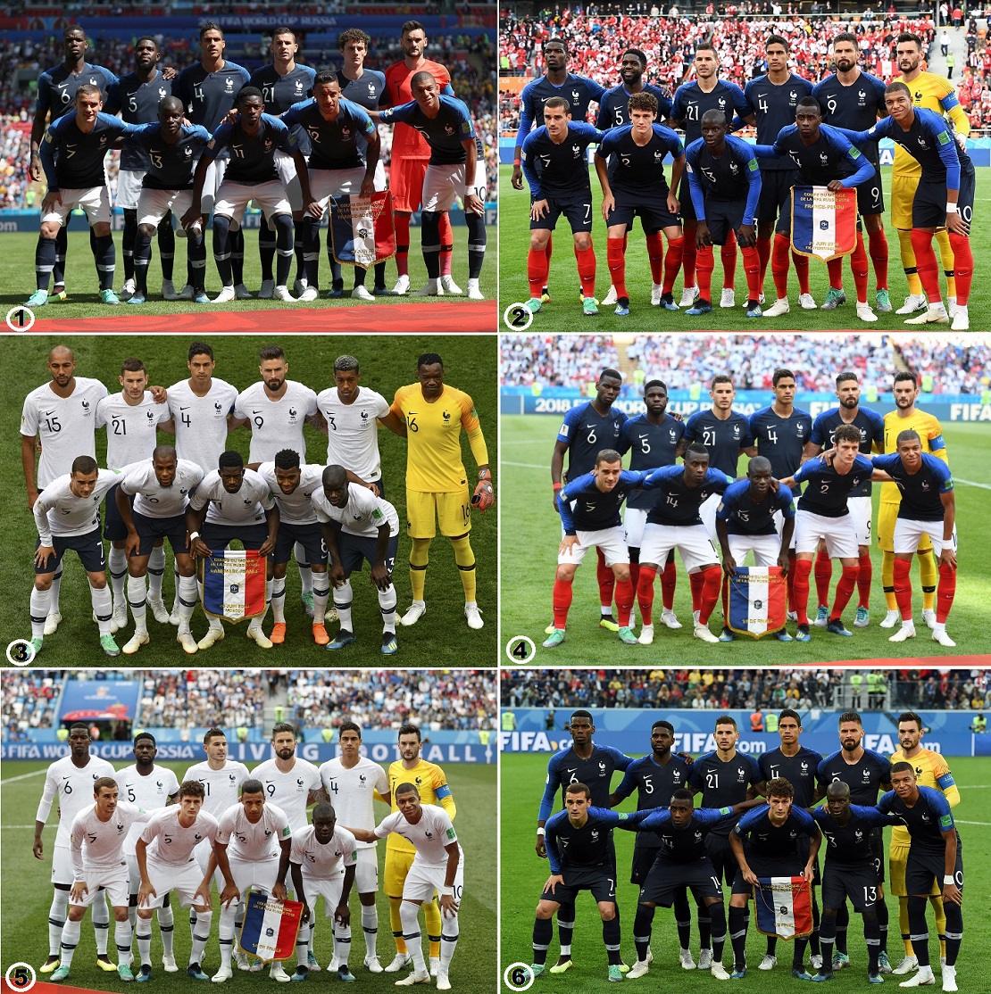 Por qué Francia no repetía combinaciones los uniformes Mundial? | Fútbol | Deportes | El Universo
