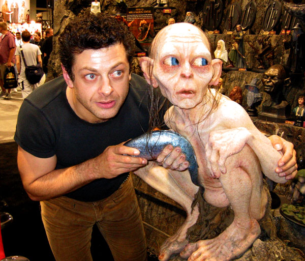 My precious: Andy Serkis, el actor detrás de Gollum, es el primer  confirmado de la Comic Con Chile, TV y Espectáculo