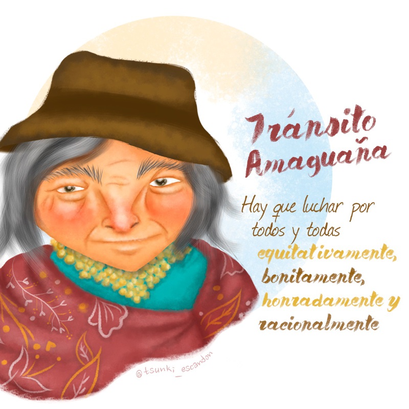 Ecuatorianas destacadas en la historia ilustran campaña en redes sociales