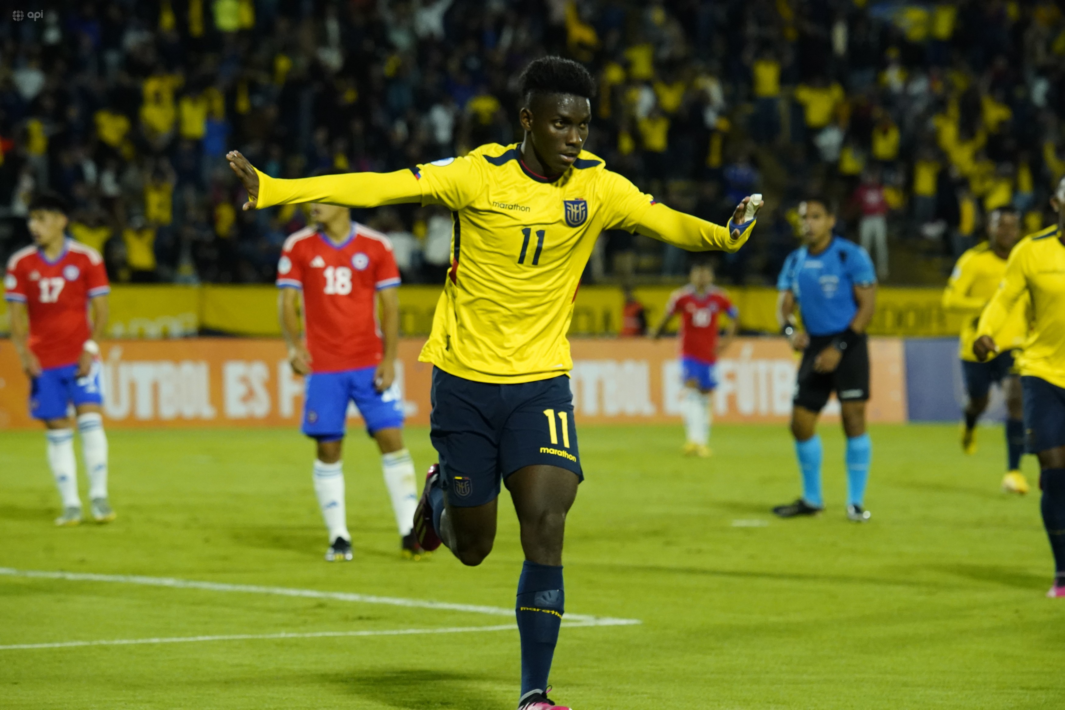 Ecuador arrasa a Chile, es líder, se acerca al Mundial y es candidato al título, en la fecha 2 del hexagonal final del Sudamericano sub-17