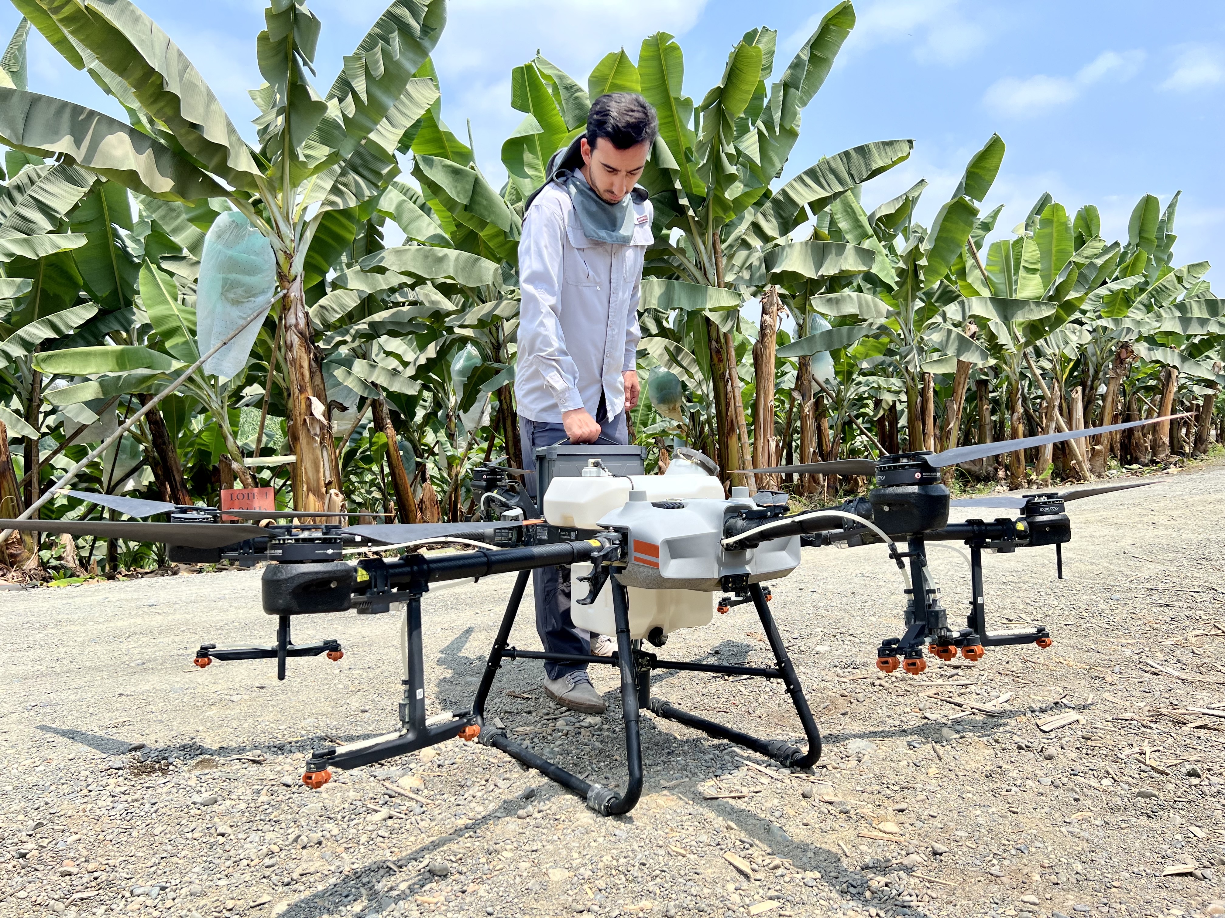 Drones para fumigar discount arroz