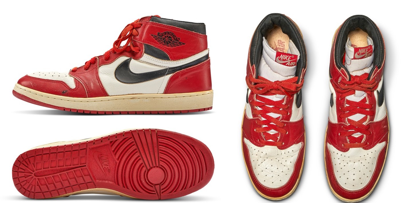 Primeros zapatos Air Jordan 1 usados por Jordan se vendieron por 560 000 dólares | Deportes Deportes | El Universo