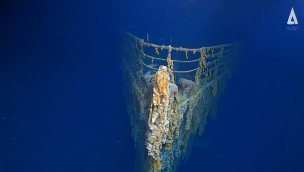 Revelan imágenes del deteriorado Titanic en el fondo del mar |  Internacional | Noticias | El Universo