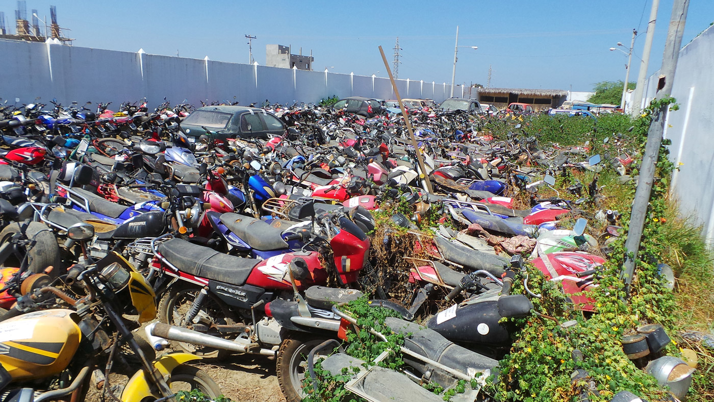 Las motos irán a chatarrización en Santa Elena | Ecuador | Noticias | El  Universo