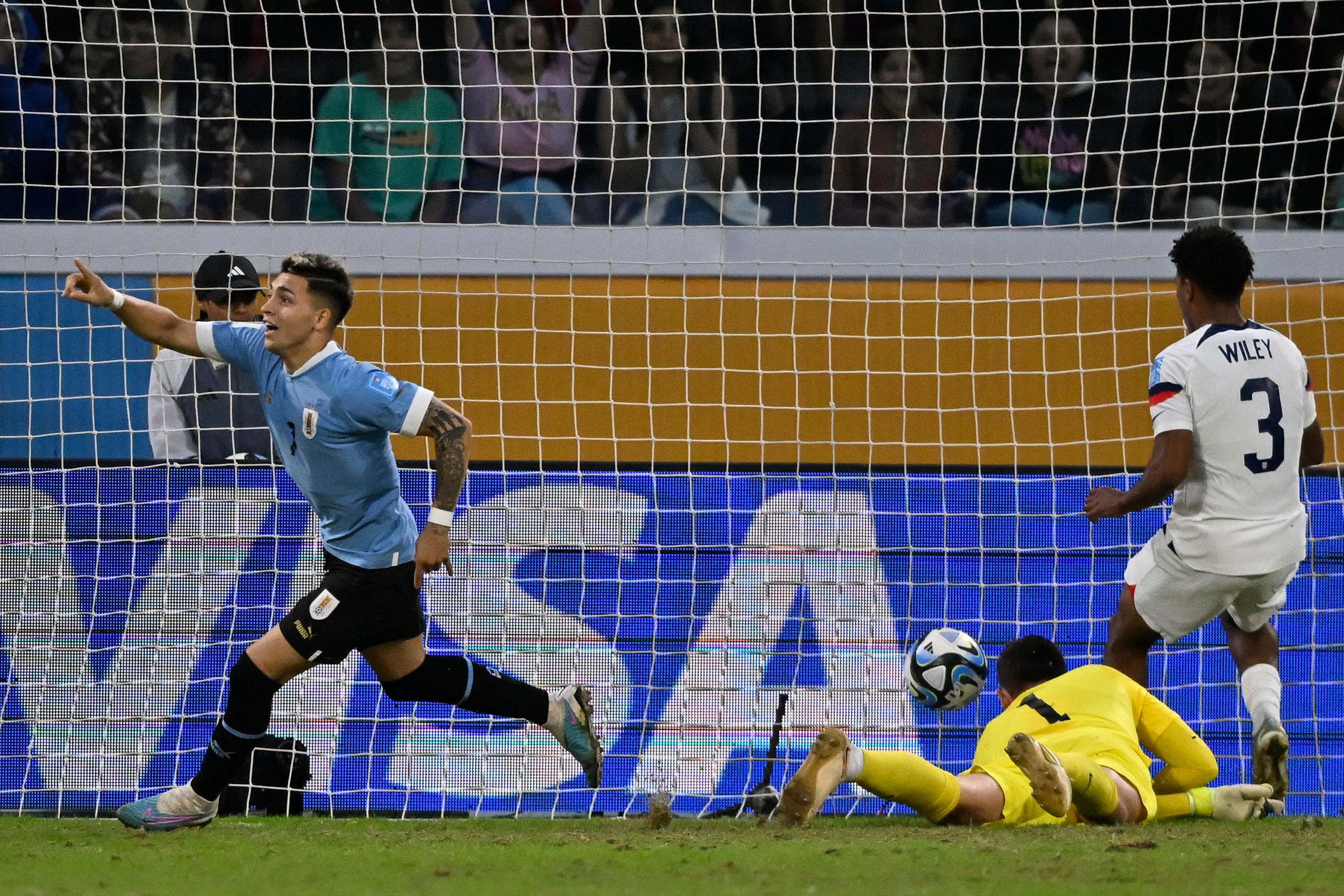 Uruguay terminó con el sueño Sub 20 de Estados Unidos 